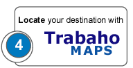 Locate your destination with Trabaho Maps